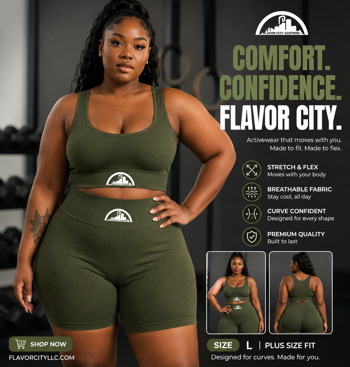 Flavor City Logo Workout Set