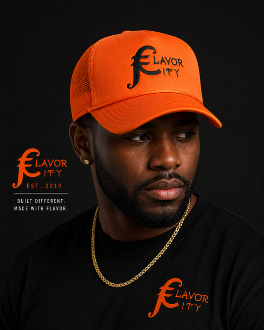 Orange Trucker Hat
