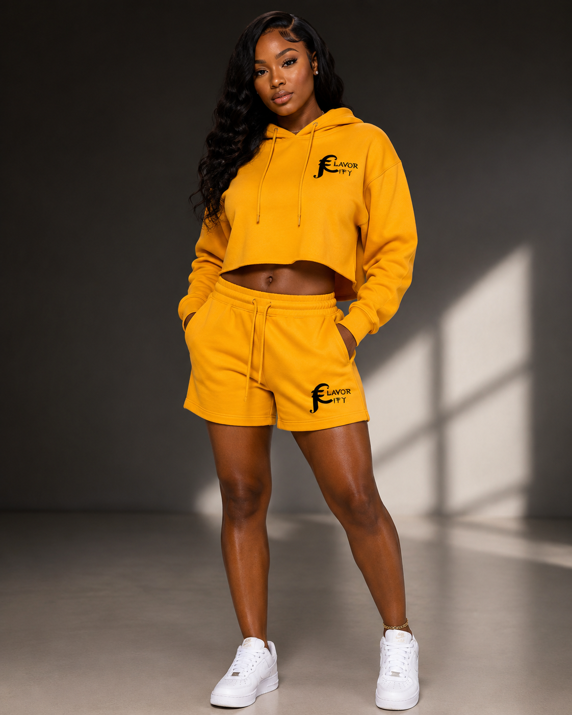 Women Crop Top Sets