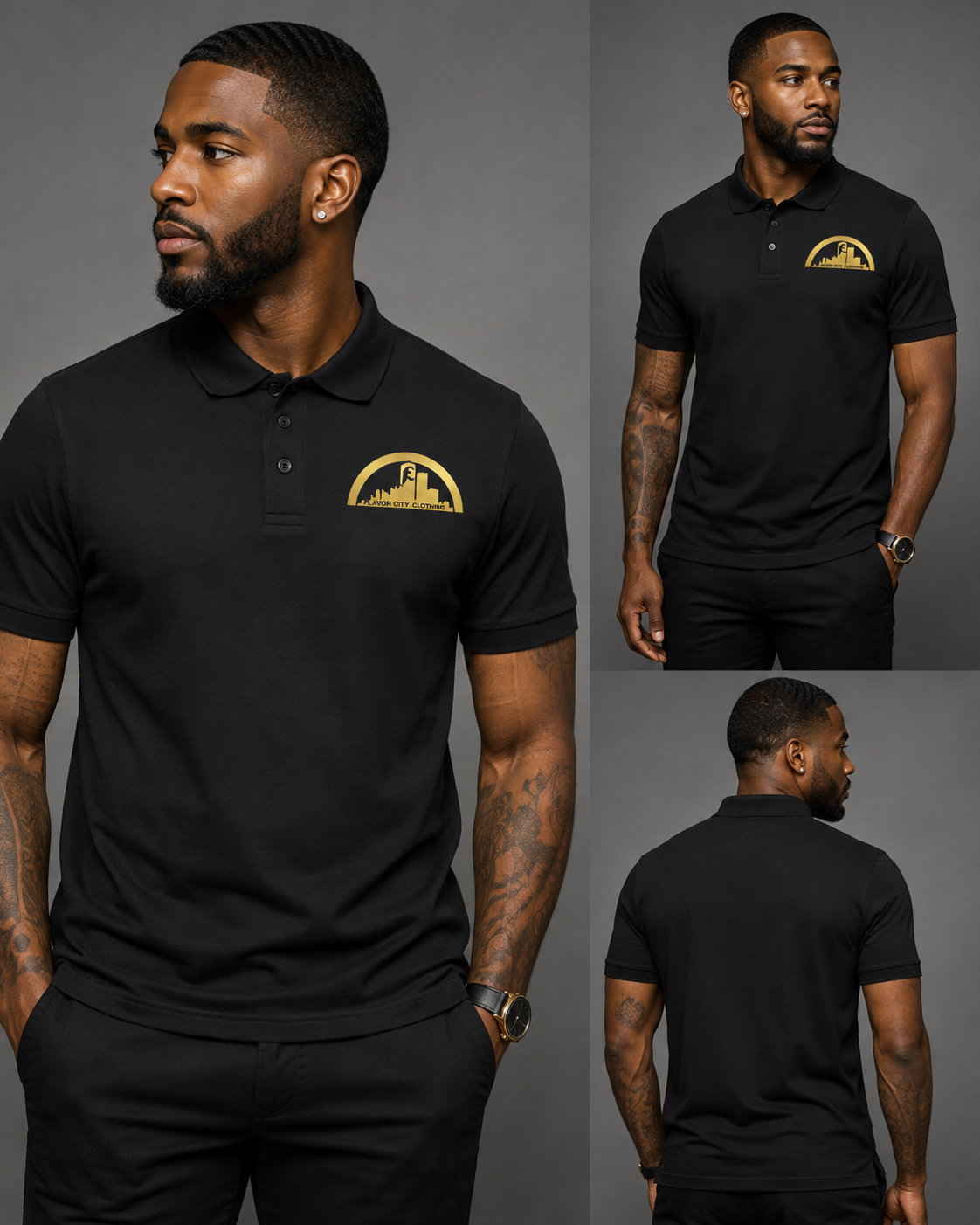Flavor City Logo Polo