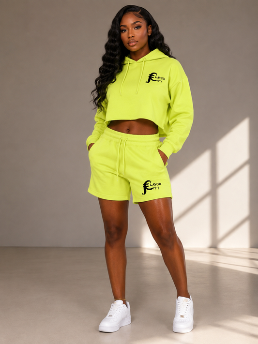 Women Crop Top Sets